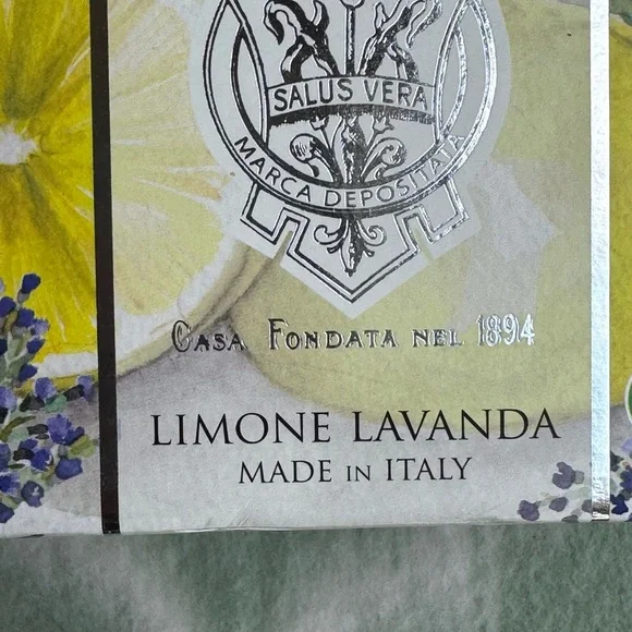 NWT La Fiorentina Limone Lavanda Hand Soap made in Italy - Vibrant Yellow Green - Picture 5 of 7